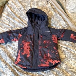 Columbia Mogul III Omni Heat kids XXS snow/ski coat navy/pink